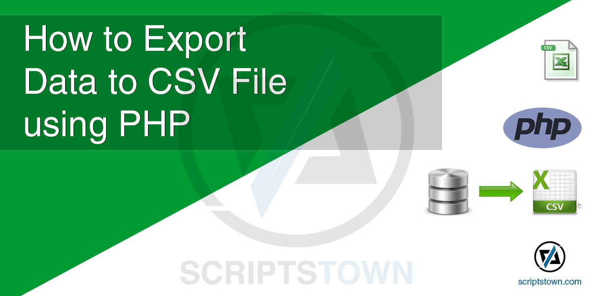 How to Export Data to CSV File using PHP