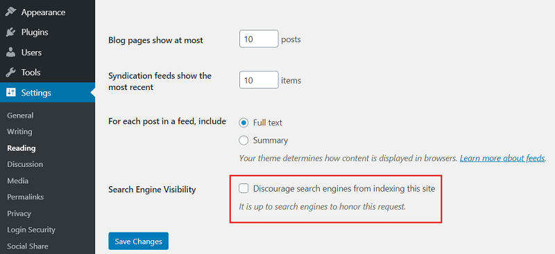 Search Engine Visibility