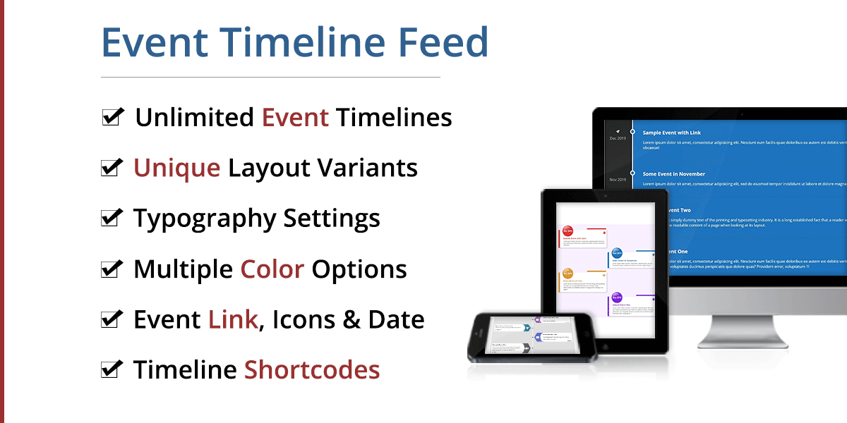 Event Timeline Feed - WordPress Plugin