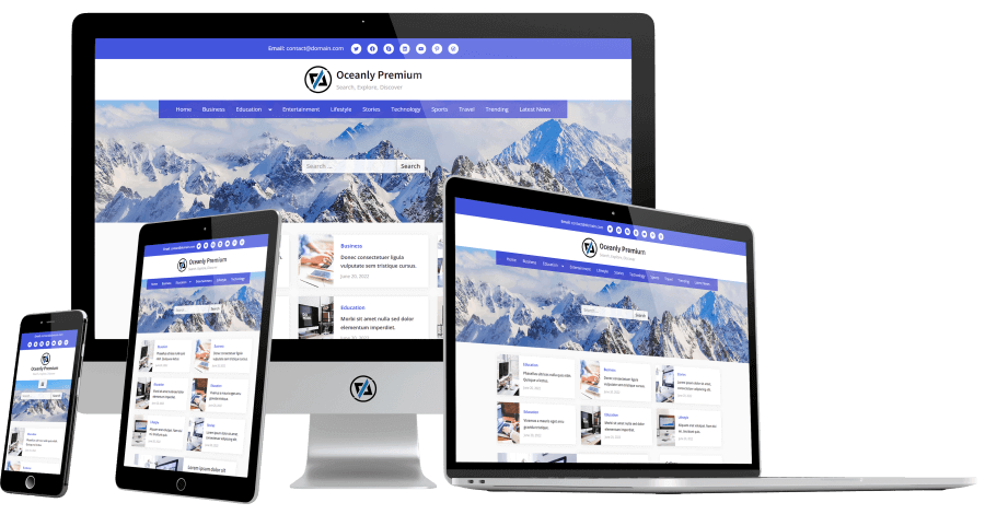 Oceanly Premium - WordPress Theme