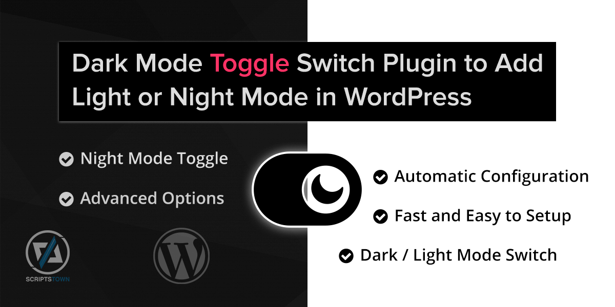 Dark Mode Toggle Switch Plugin to Add Light or Night Mode in WordPress