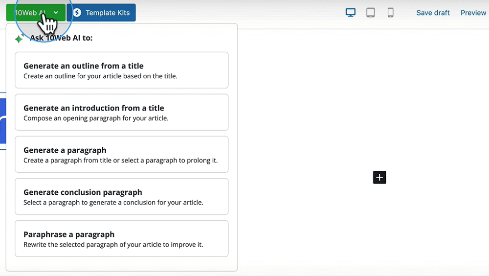 AI Assistant by 10Web