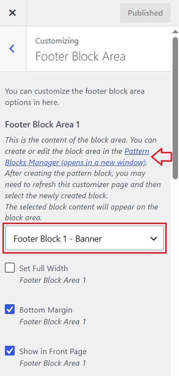 Footer Block Area - Oceanly Premium theme